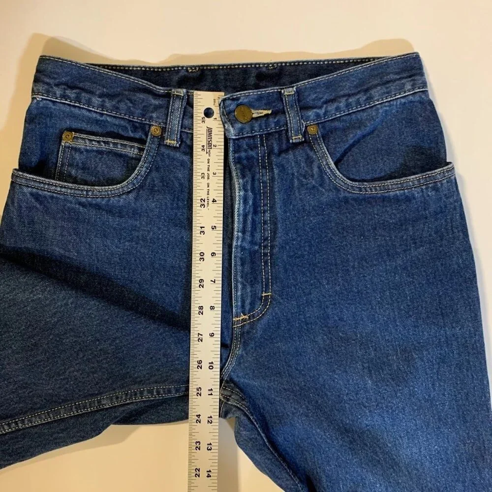 Cacharel Men's 80's 90's Vintage Cotton Straight Leg‎ 5 Pocket Jeans Size 30x32